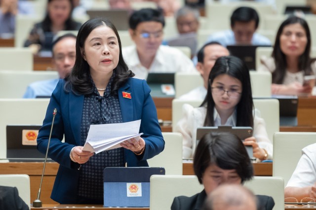 ĐBQH ĐOÀN THỊ HẢO: QUY ĐỊNH RÕ HƠN MỐI QUAN HỆ GIỮA LỰC LƯỢNG THAM GIA BẢO VỆ AN NINH, TRẬT TỰ Ở CƠ SỞ, VỚI CÁC TỔ CHỨC KHÁC, Ở CƠ SỞ